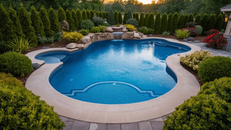Vinyl liner pools are celebrated for their affordability and adaptability. They are a popular choice among homeowners due to their lower initial cost and the flexibility in customization.